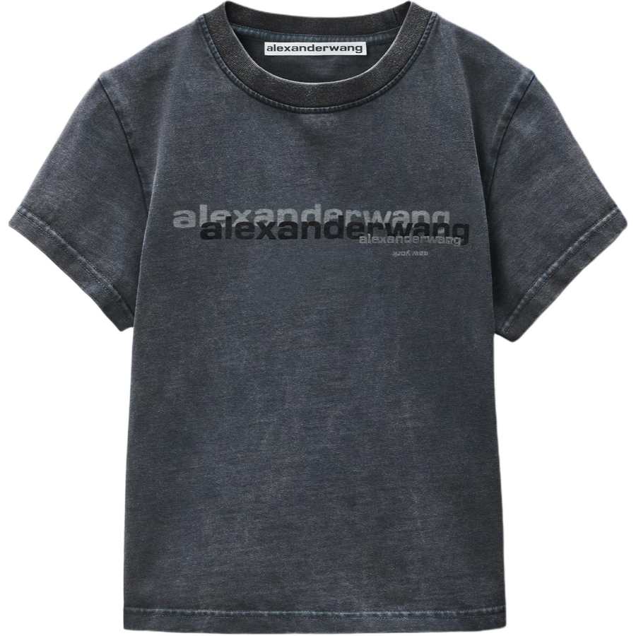 Alexander Wang Shrunken Logo T-Shirt