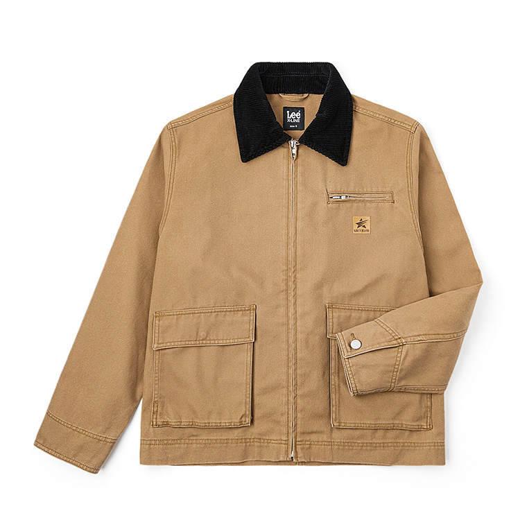 Lee Lee Jackets Unisex Lapel Moderate Workwear