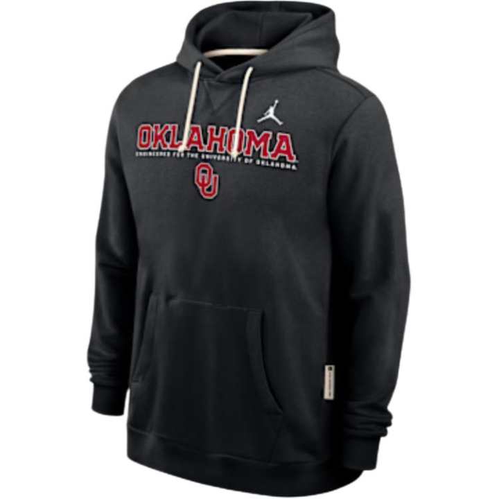 Jordan Jordan Oklahoma Sideline Men's Jordan Brand Dri-FIT College Pullover Hoodie