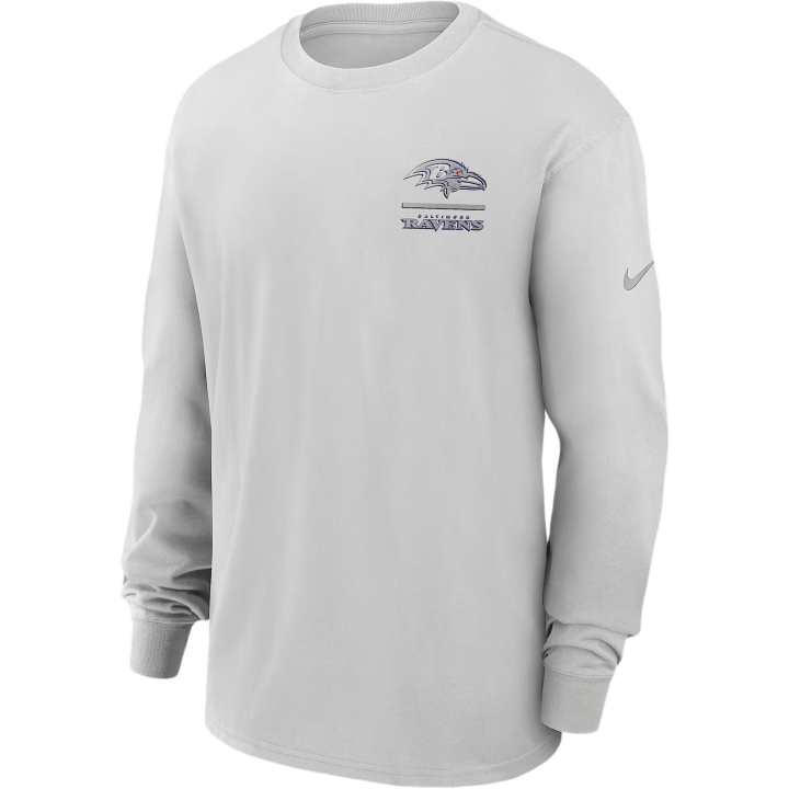 Nike Nike Baltimore Ravens Essential Heavy Max90 Men's Nike Nfl Long Sleeve T Shirt
