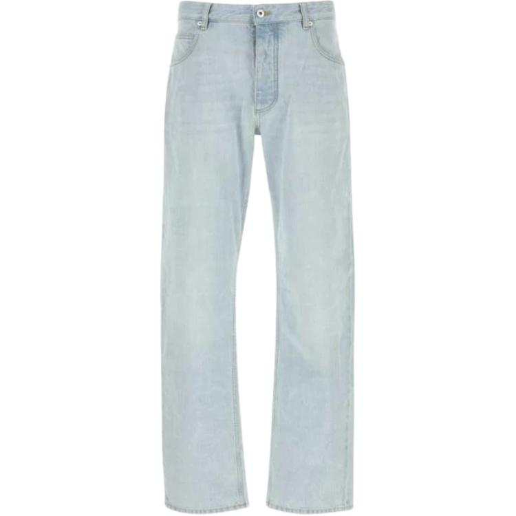 Bottega Veneta Mid Rise Straight Leg Jeans