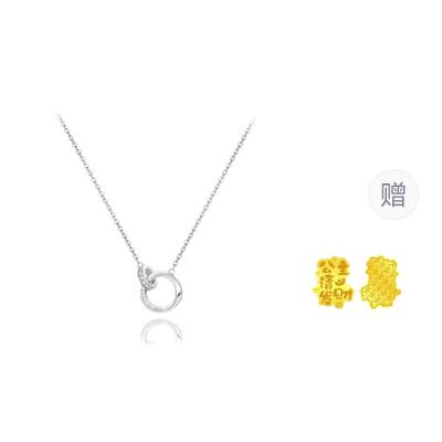 FANFRI 999 Silver Zircon Necklaces Women's