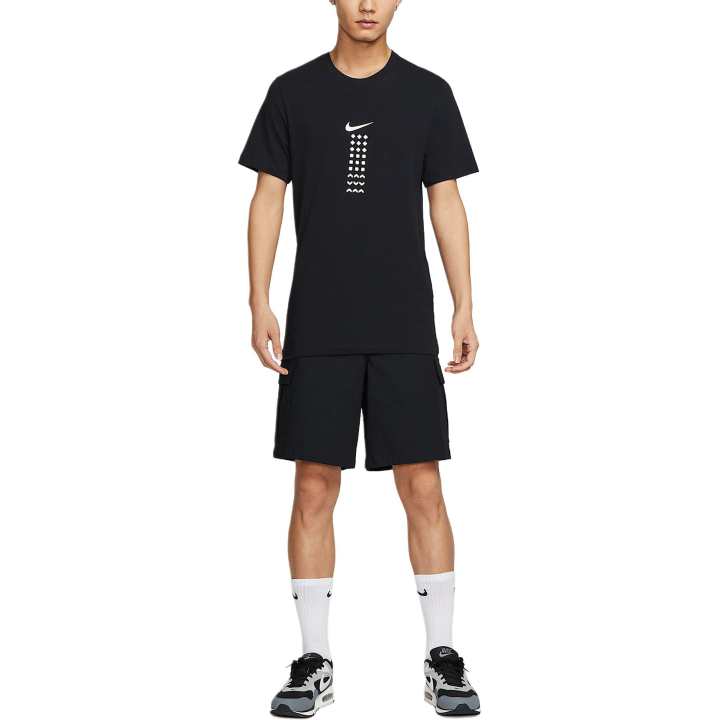 Nike Nike T Shirts Men's Black Crew Neck Moderate