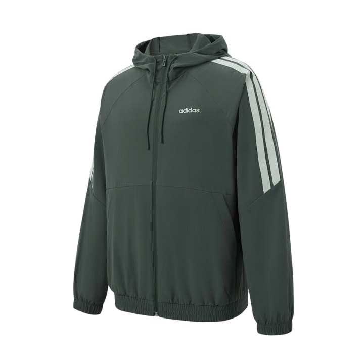Adidas Adidas Jackets Men's Green Hooded Moderate Other