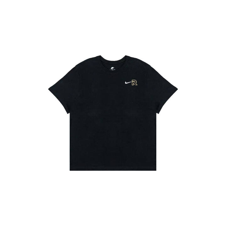 Nike Nike Sportswear T Shirts Men's Black Crew Neck Moderate Straight Fit