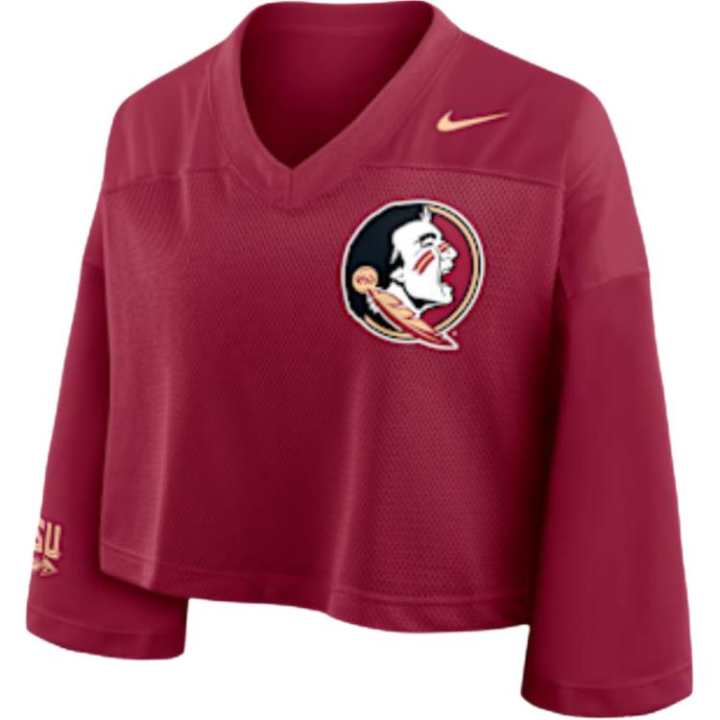 Nike Nike Florida State Jersey Women's Nike Dri-FIT College Cropped Top