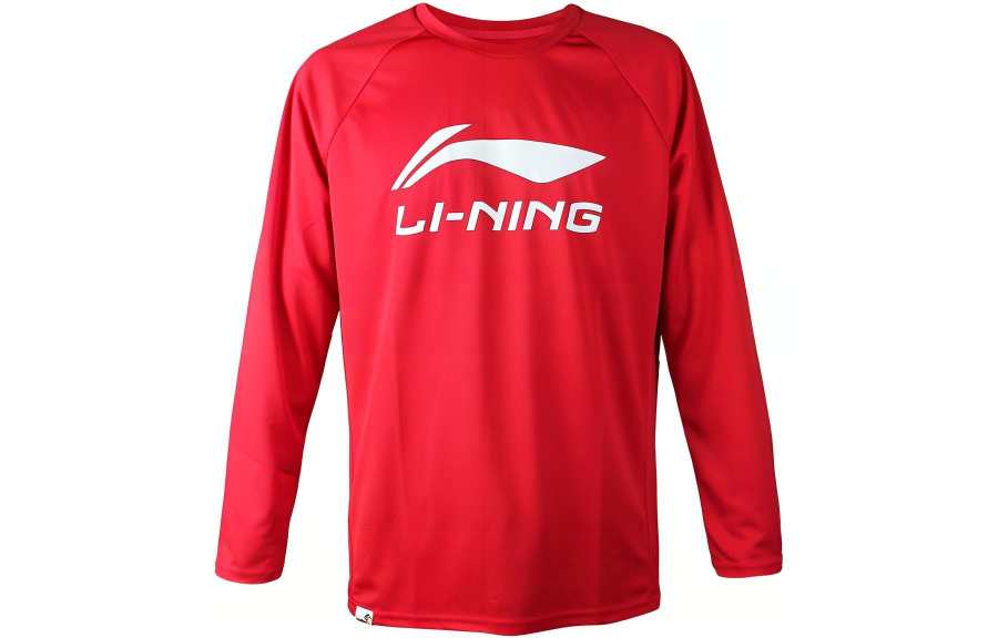 Li-Ning Li Ning Badminton Collection T Shirt Men's Bull Red
