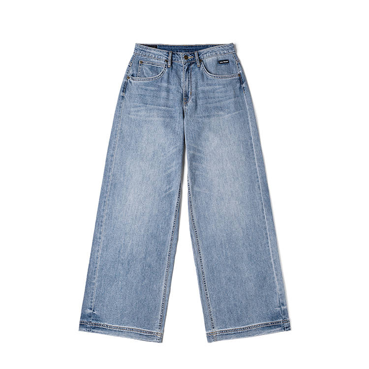 Lee Lee Jeans Women's Light Blue Moderate Wide Leg Pants