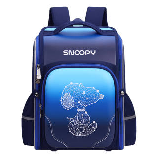 SNOOPY Polyester Elementary School Student Backpack Regular Kids' Blue/Pink/Green