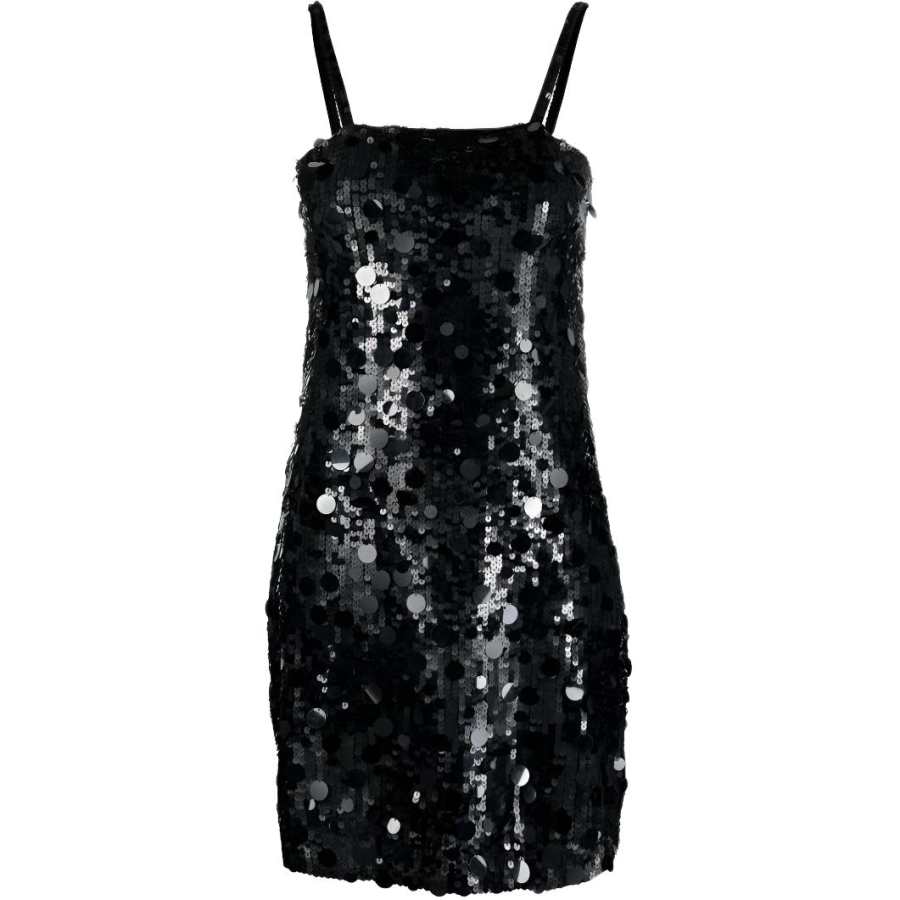PAROSH Slip Dress Women's Black
