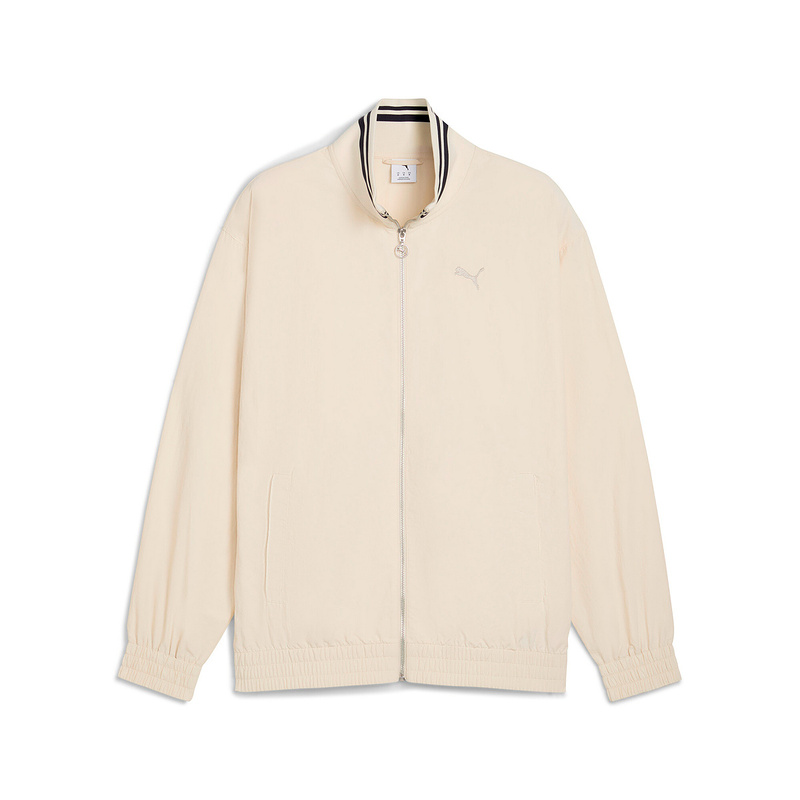 PUMA Jackets Unisex Ecru Stand Collar Moderate Other