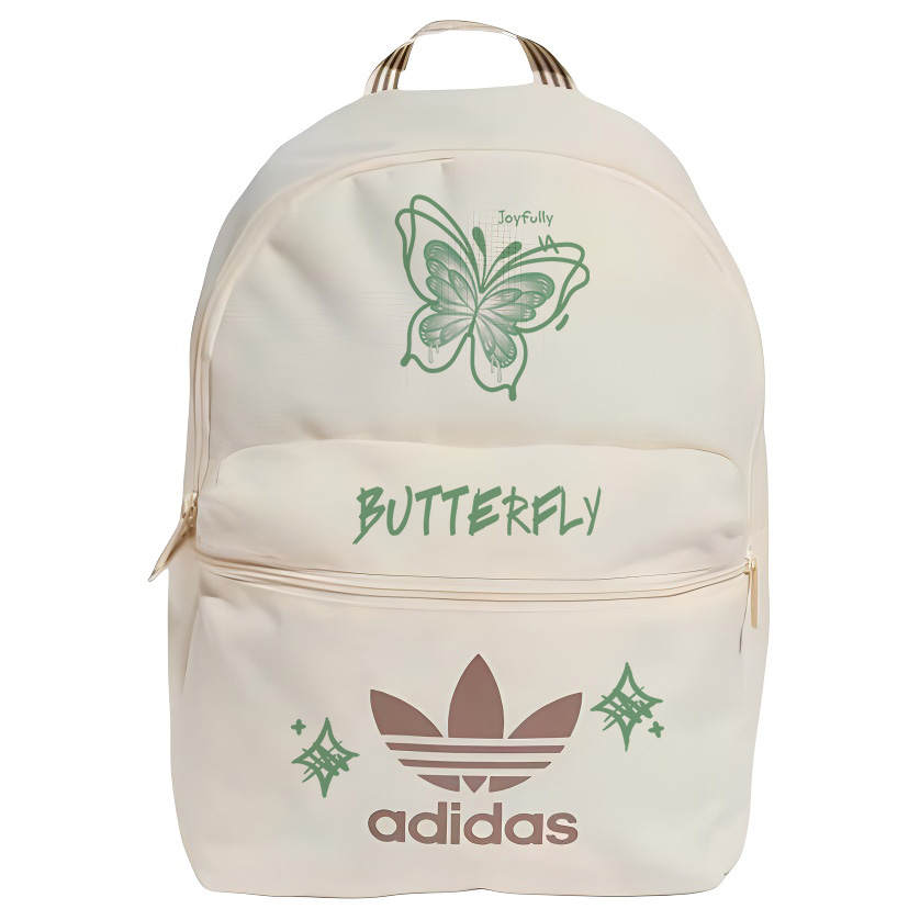 Adidas Originals Polyester Backpack Unisex Miracle White