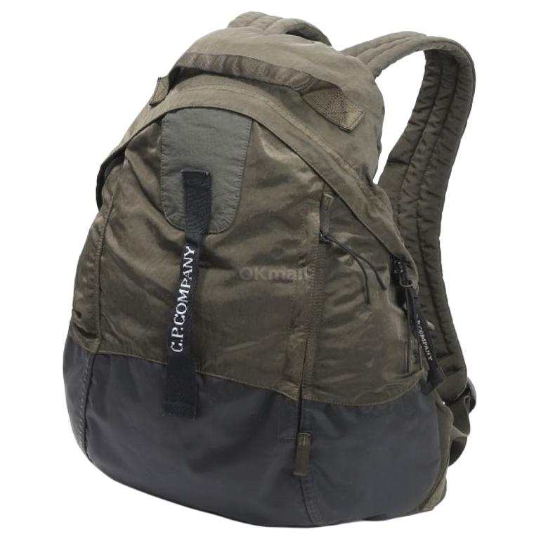 C.P.Company Nylon Backpack Unisex Olive Umber