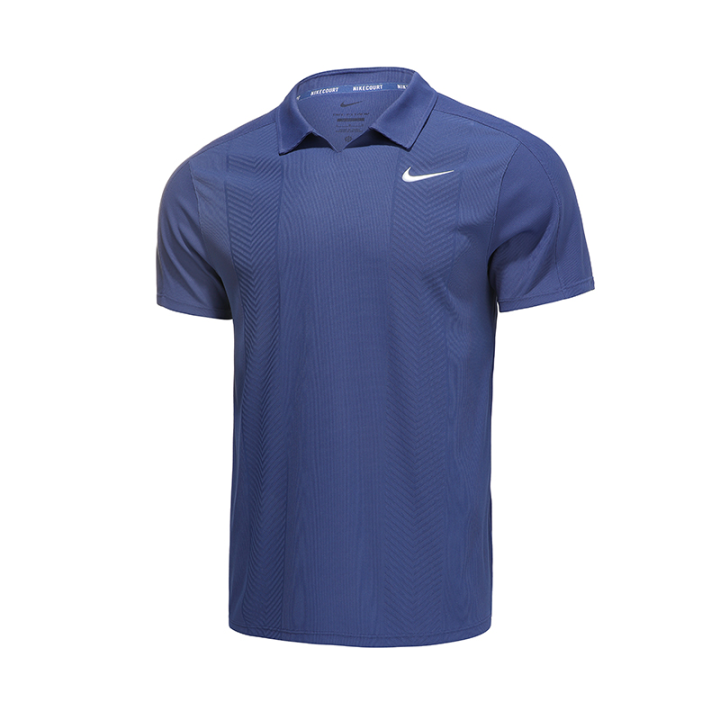 Nike Nike Dri Fit Polo Shirts Men's Blue Lapel Moderate