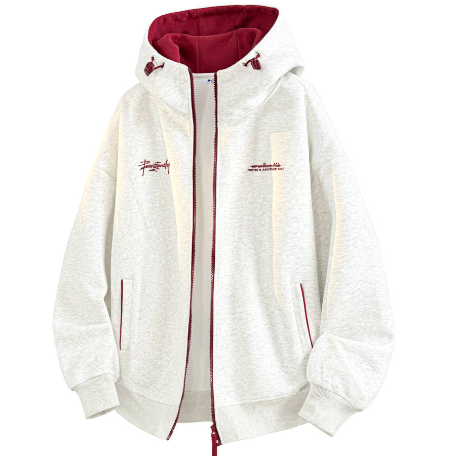 WARRIOR Sweatshirts Unisex Hooded Moderate Cardigan