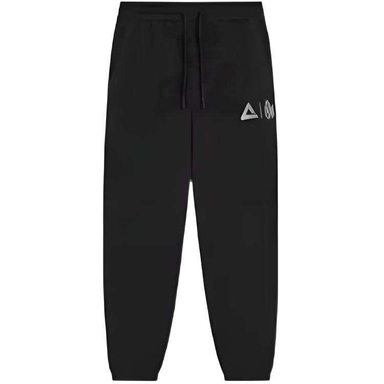 PEAK PEAK Knitted Sweatpants Men's Black Moderate Cuffed Pants
