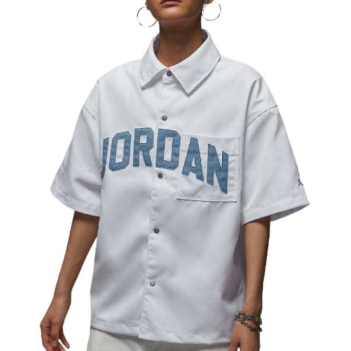 Jordan Jordan Apparel Shirts Women's White Pointed Collar