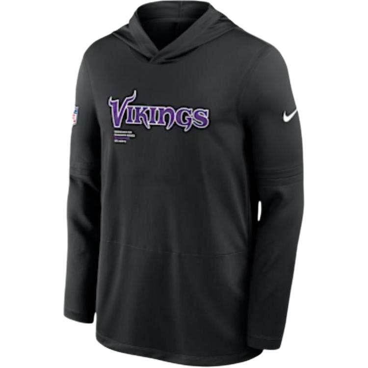 Nike Nike Minnesota Vikings Pure Fury Sideline Men's Nike Dri-FIT Nfl Long-Sleeve Hooded Top