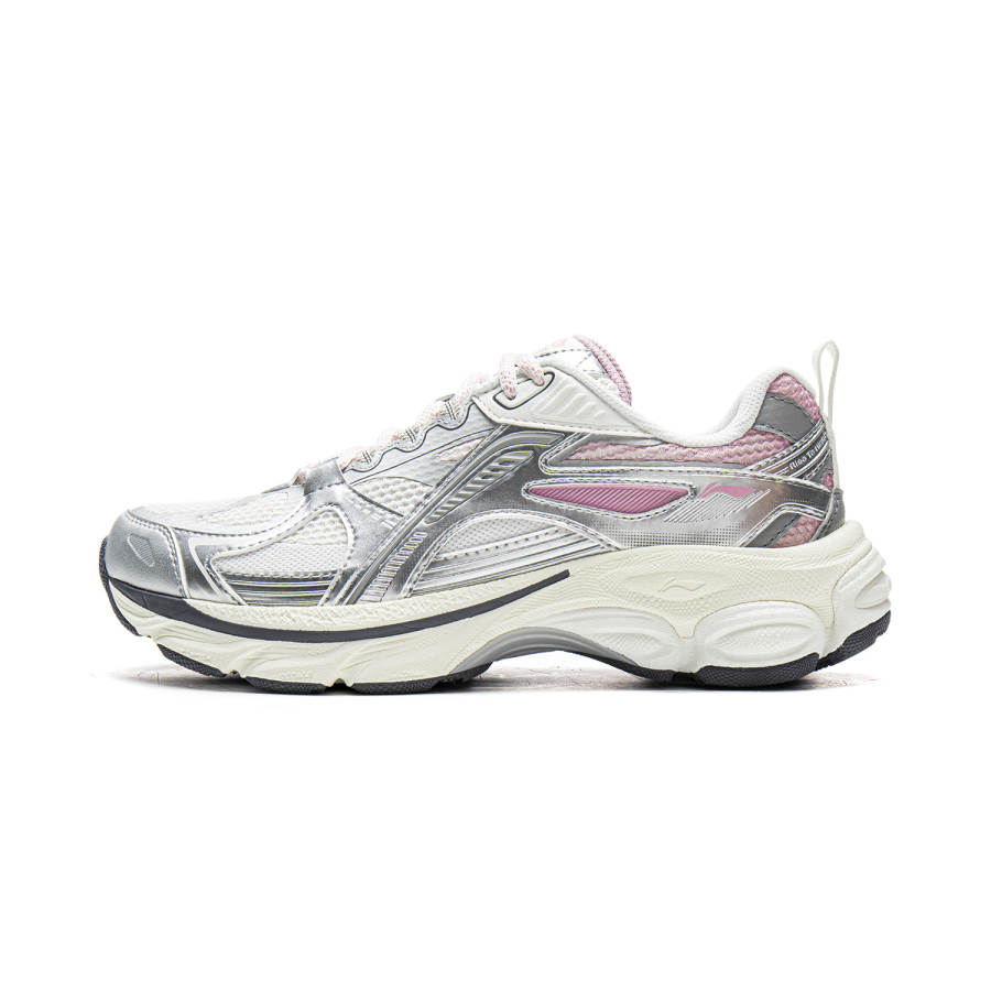 Li-Ning Li Ning Fuyao Boom Low top Running Shoes Women's Silver White Gray