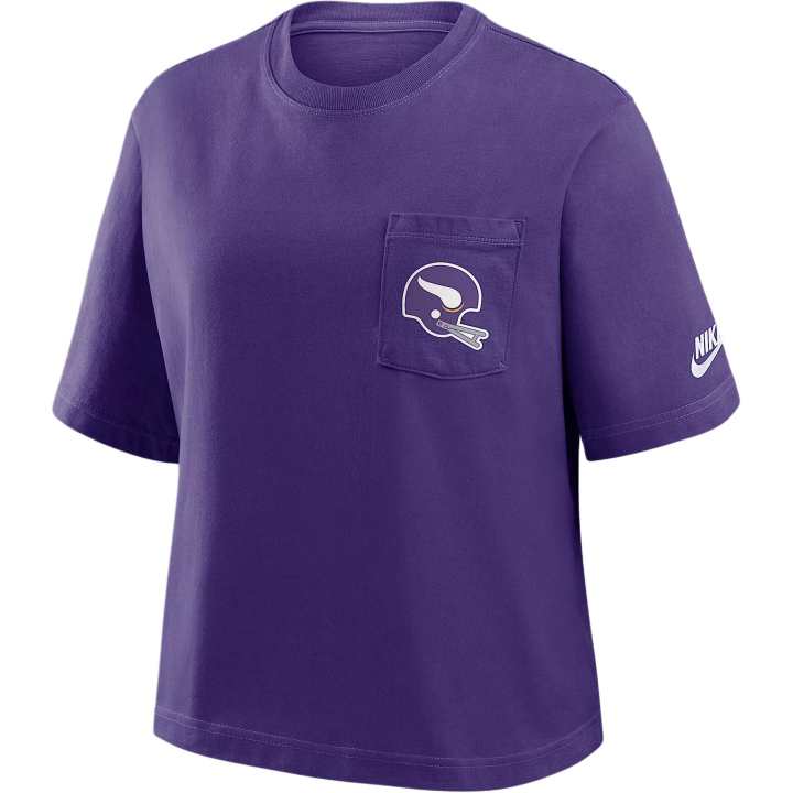 Nike Nike Minnesota Vikings Rewind Pocket Boxy Women's Nike Nfl T-Shirt