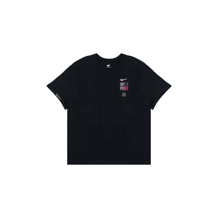 Nike Nike Sportswear T Shirts Men's Black Crew Neck Moderate Straight Fit