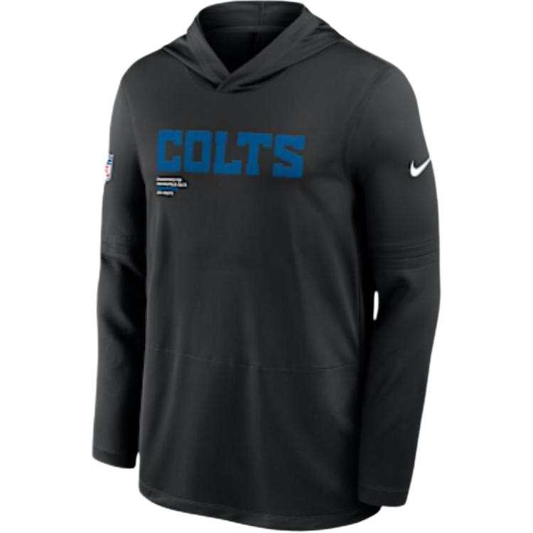 Nike Nike Indianapolis Colts Pure Fury Sideline Men's Nike Dri-FIT Nfl Long-Sleeve Hooded Top