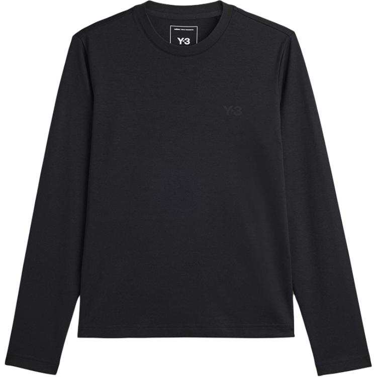 Y-3 logo-print long-sleeve T-shirt