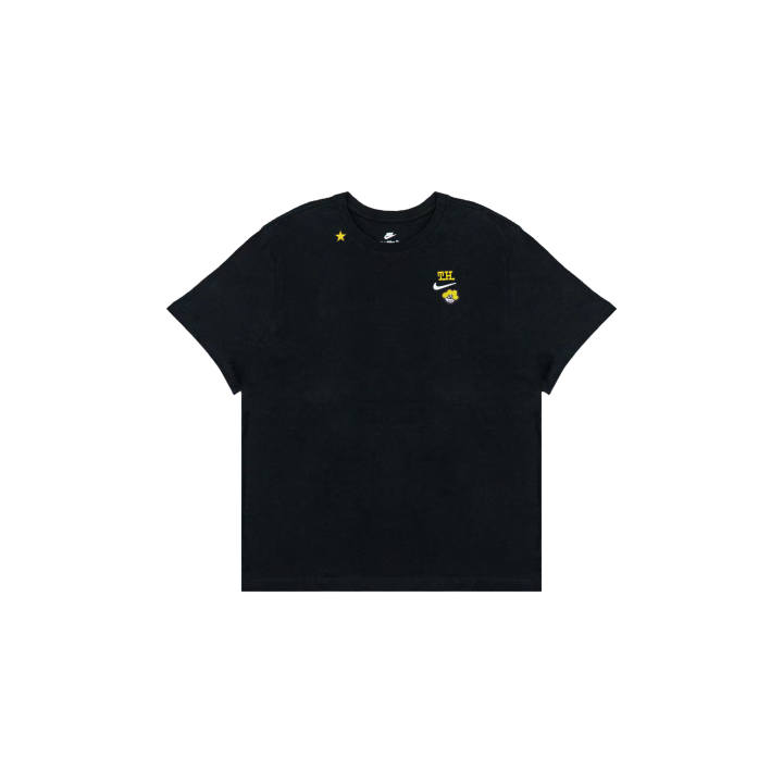 Nike Nike Sportswear T Shirts Men's Black Crew Neck Moderate Straight Fit