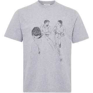 JW Anderson Cafe Scene Printed T Shirt