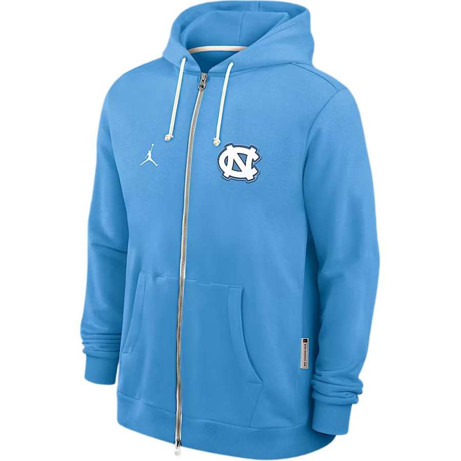 Jordan Jordan North Carolina Sideline Men's Jordan Brand Dri-FIT College Full-Zip Hoodie