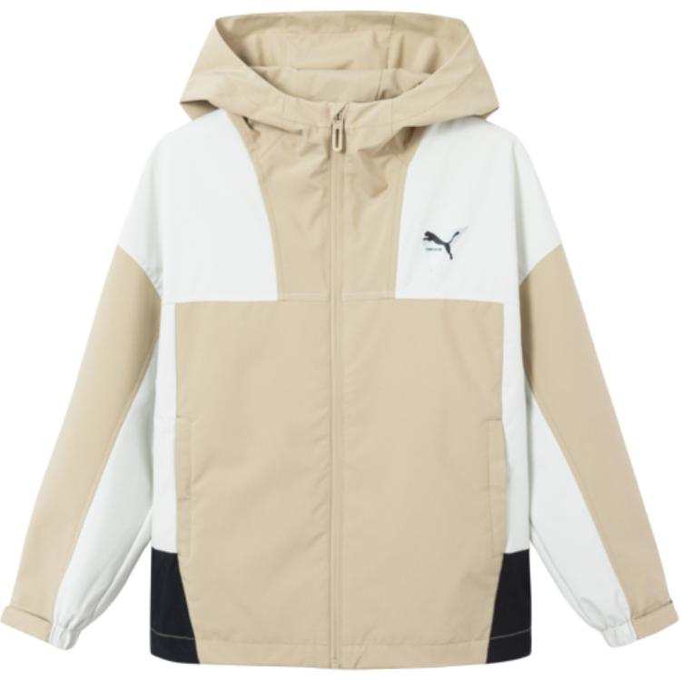 PUMA PUMA Jacket Performance Coffee White Tone Teenagers
