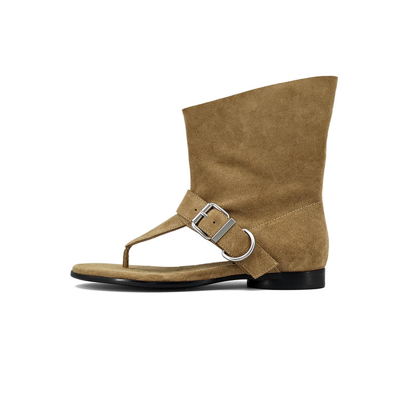 ZSBELLA Roman Sandals Women's Brown
