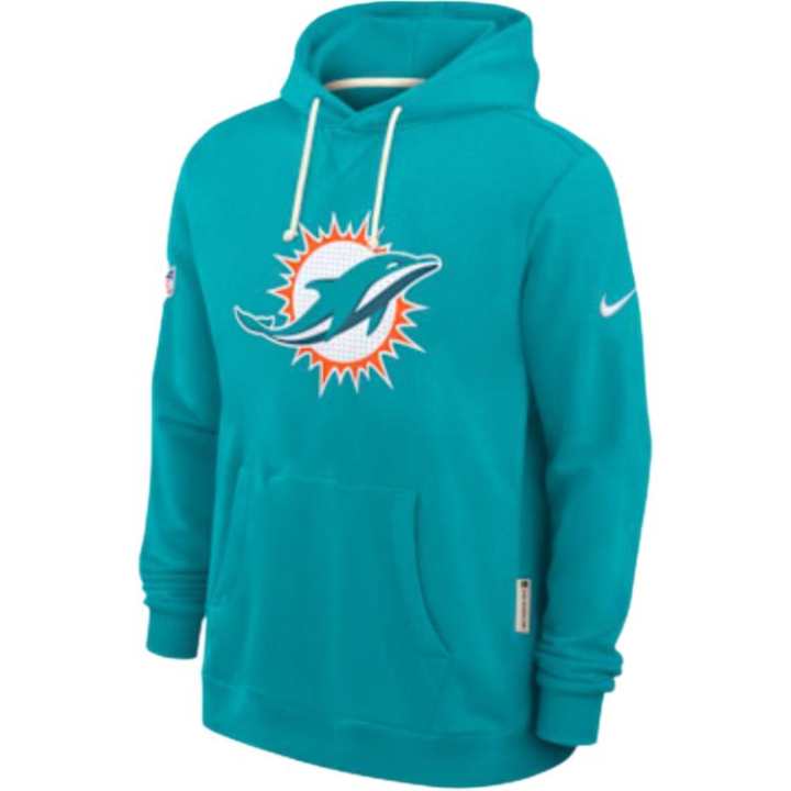 Nike Nike Miami Dolphins Initial Home Sideline Men's Nike Dri-FIT Nfl Pullover Hoodie