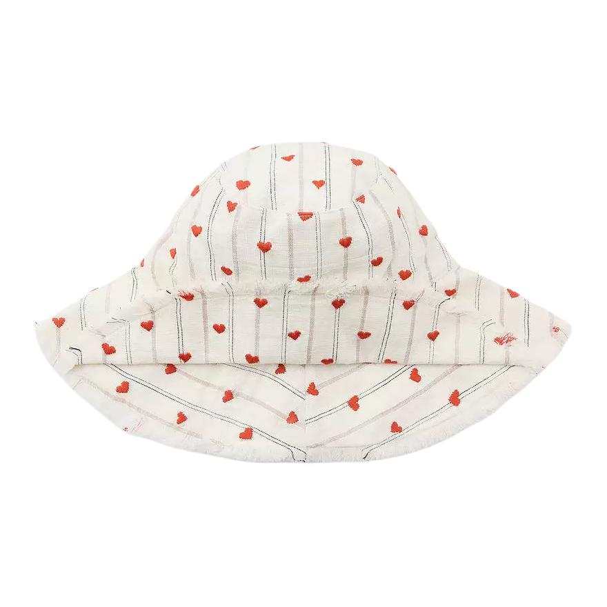 ZARA Cotton Bucket Hats Women's Raw White