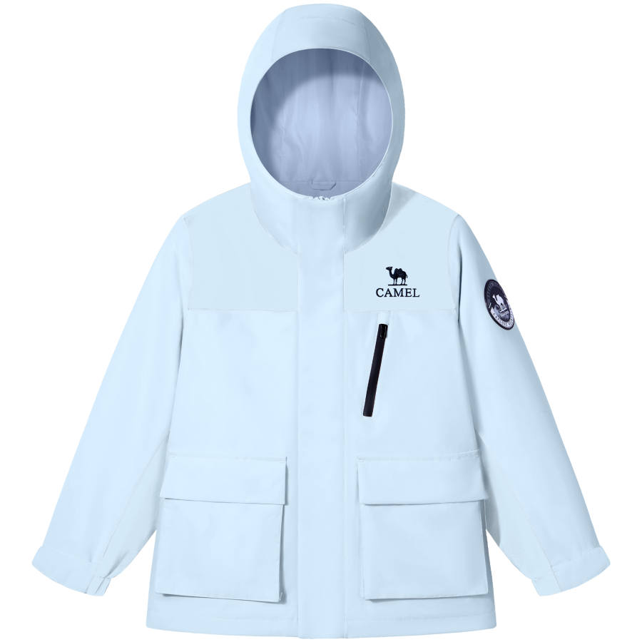 CAMEL CAMEL Kids Windbreaker Jackets Hooded Thickened