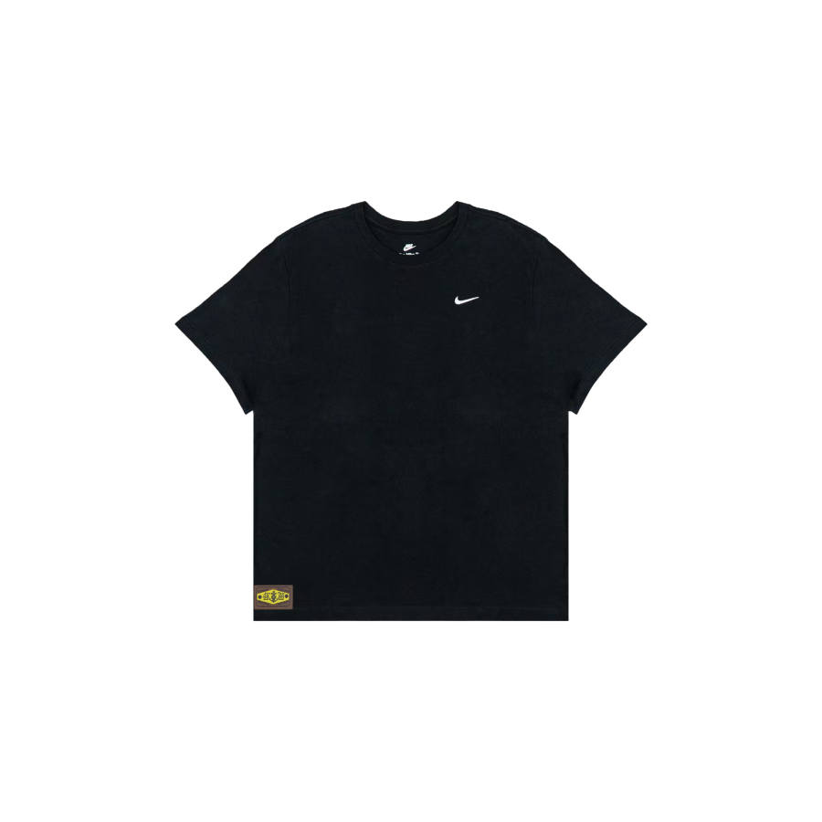 Nike Nike Sportswear T Shirts Men's Black Crew Neck Moderate Straight Fit