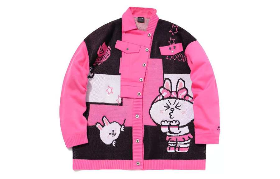 Li-Ning Li Ning Sweater Unisex Black Pink Multicolor