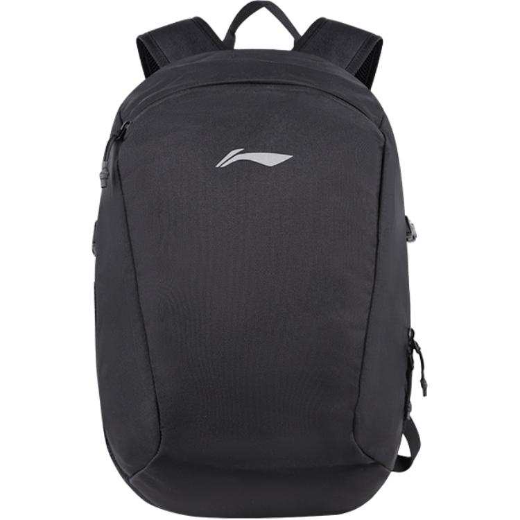 Li-Ning Li Ning Sports Life Collection Polyester Backpack Regular Unisex Black