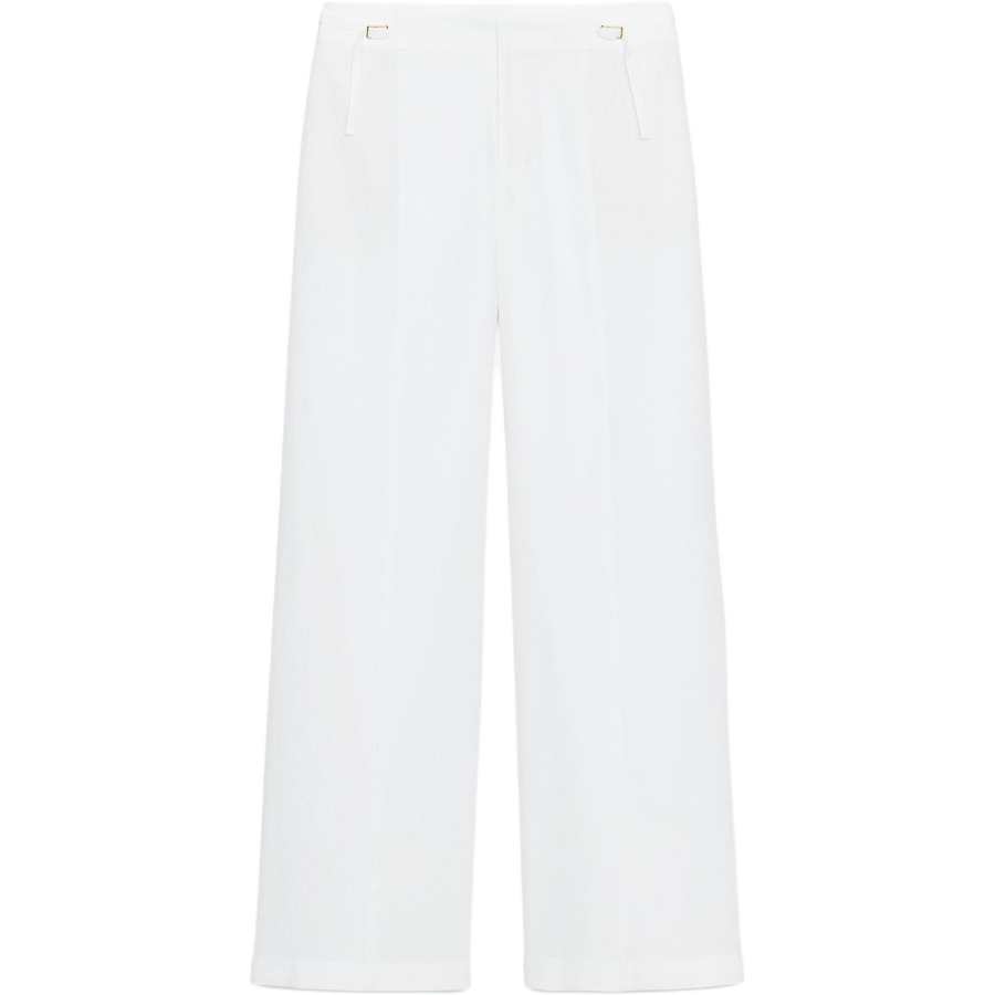 ZARA Casual Pants Women's White Moderate Straight Fit Pants