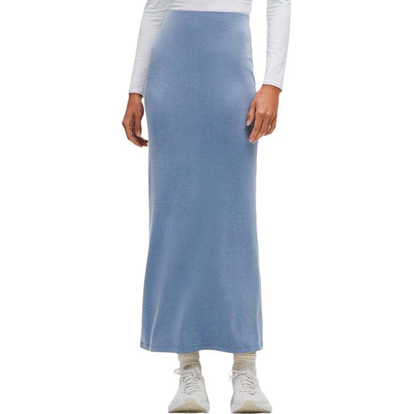 Lululemon Softstreme Zip Back Casual Long Skirt Women's