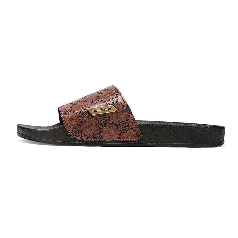 PAIBLOKS Quick Dry Slip Resistant Abrasion Resistant Odor Resistant Quiet Slide Slippers Men's