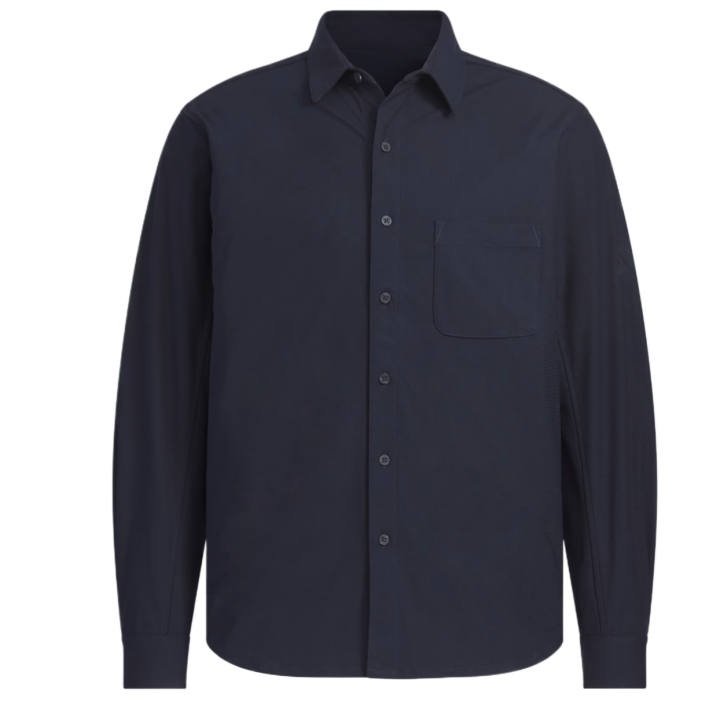 Adidas Adidas Shirts Men's Navy Blue Lapel Moderate