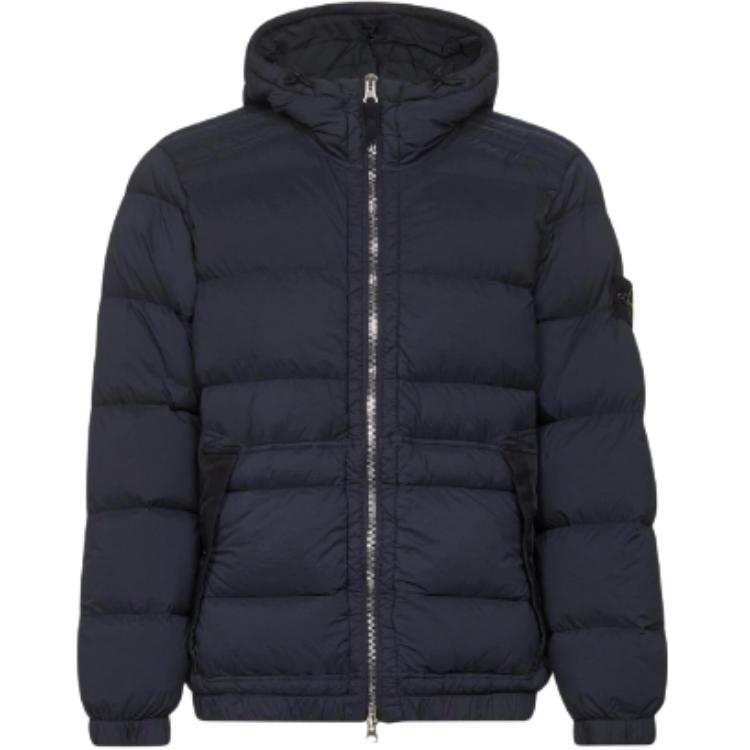 Stone Island padded double-slider zip jacket