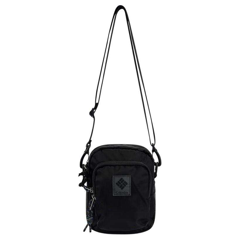 Columbia Fabric Crossbody Bag, Shoulder Bag Unisex Black