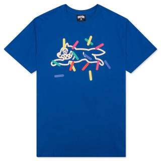 Ice Cream T Shirts Unisex Nautical Blue Crew Neck Moderate Straight Fit