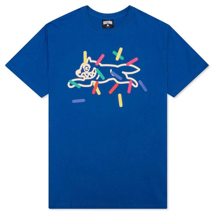Ice Cream T Shirts Unisex Nautical Blue Crew Neck Moderate Straight Fit