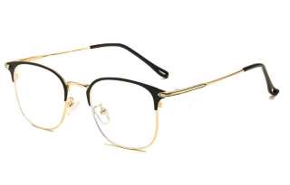 AAJF Metal Round Blue Light Blocking Glass Unisex
