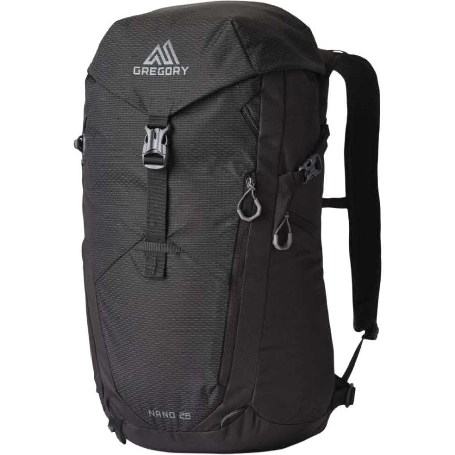 GREGORY 28L Mountaineering Bag Outdoor Bag Nylon With Recycled Polyester Black Unisex