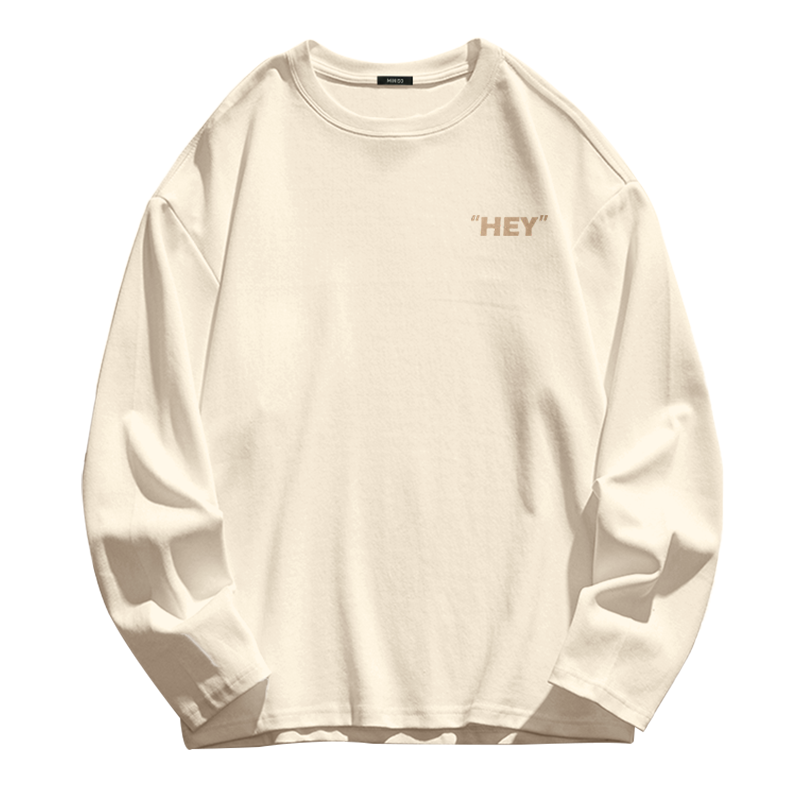 MINISO T Shirts Unisex Crew Neck Moderate Heavyweight
