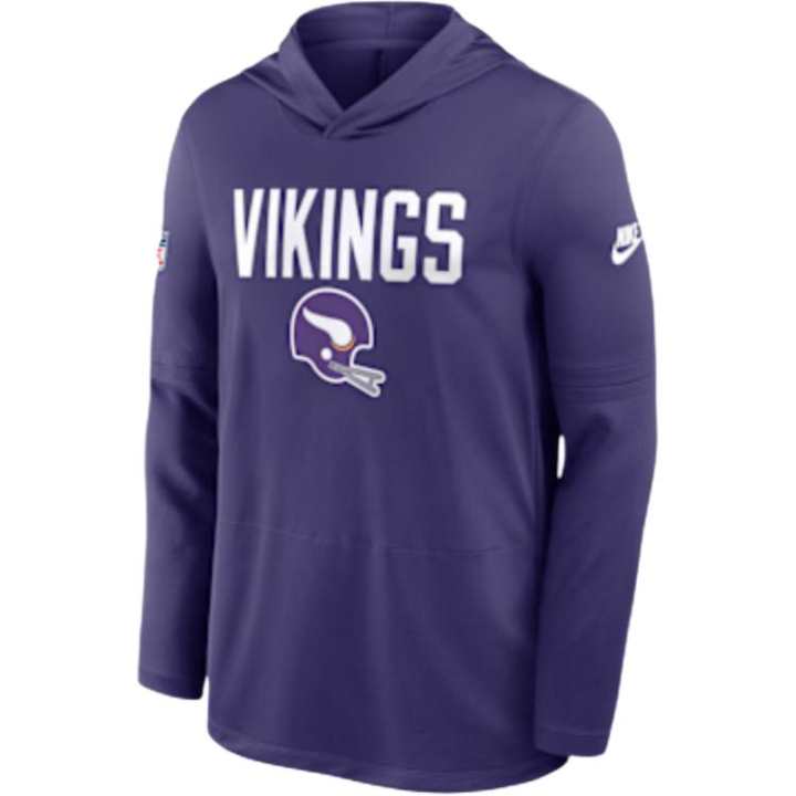 Nike Nike Minnesota Vikings Pass Accuracy Men's Nike Dri-FIT Nfl Long-Sleeve Hooded Top